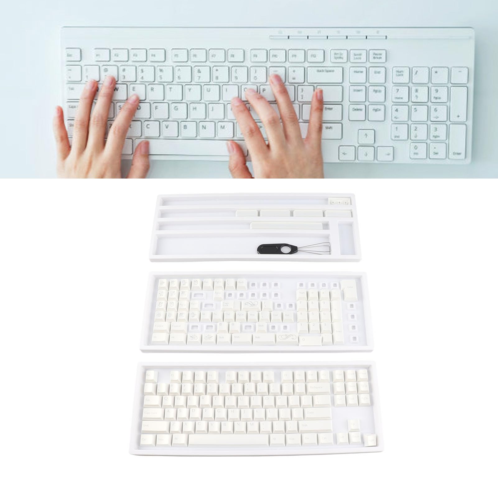 AOWINHIT Set 152 Copritasti PBT XDA per Tastiera Meccanica