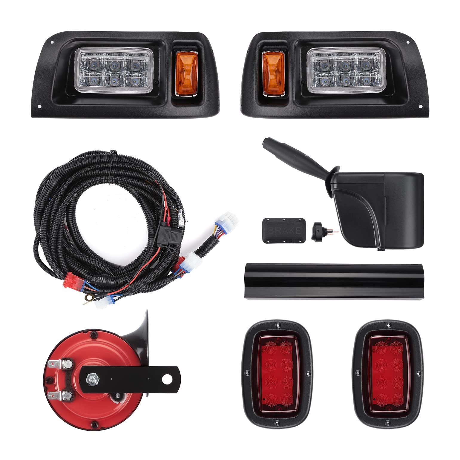 KEMIMOTO B1406-03601BK kit luci LED 12V Club Car DS uso stradale