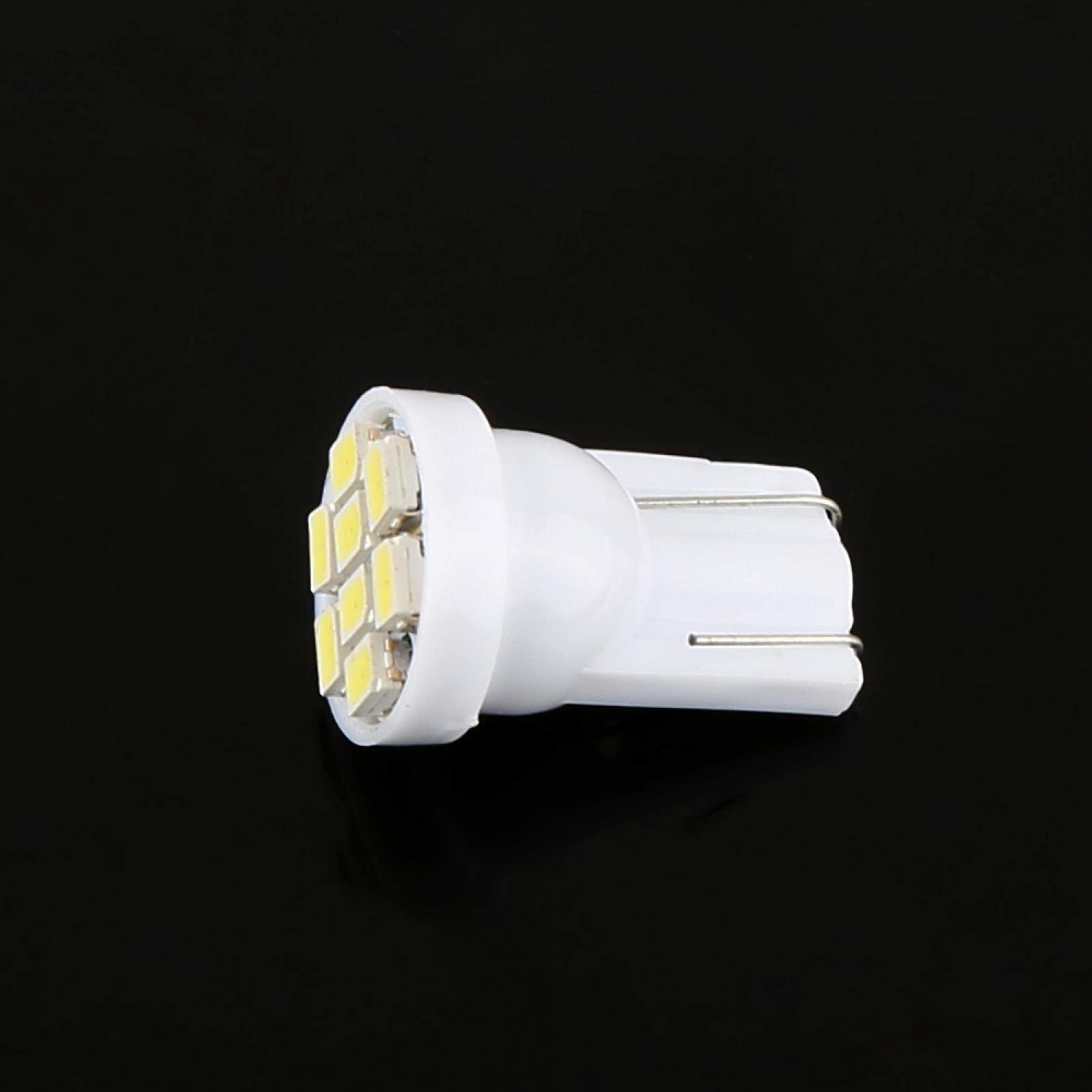 Kuuleyn Lampadine LED T10 8 SMD 1206 Bianche 100 Pezzi