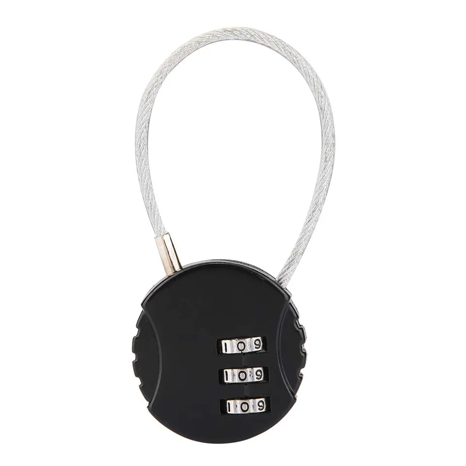 Kuuleyn Lucchetto Valigia Combinazione 3 Cifre Nero