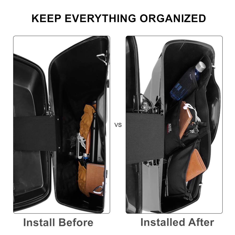 Kemimoto Touring organizer borse laterali moto 2pz divisori