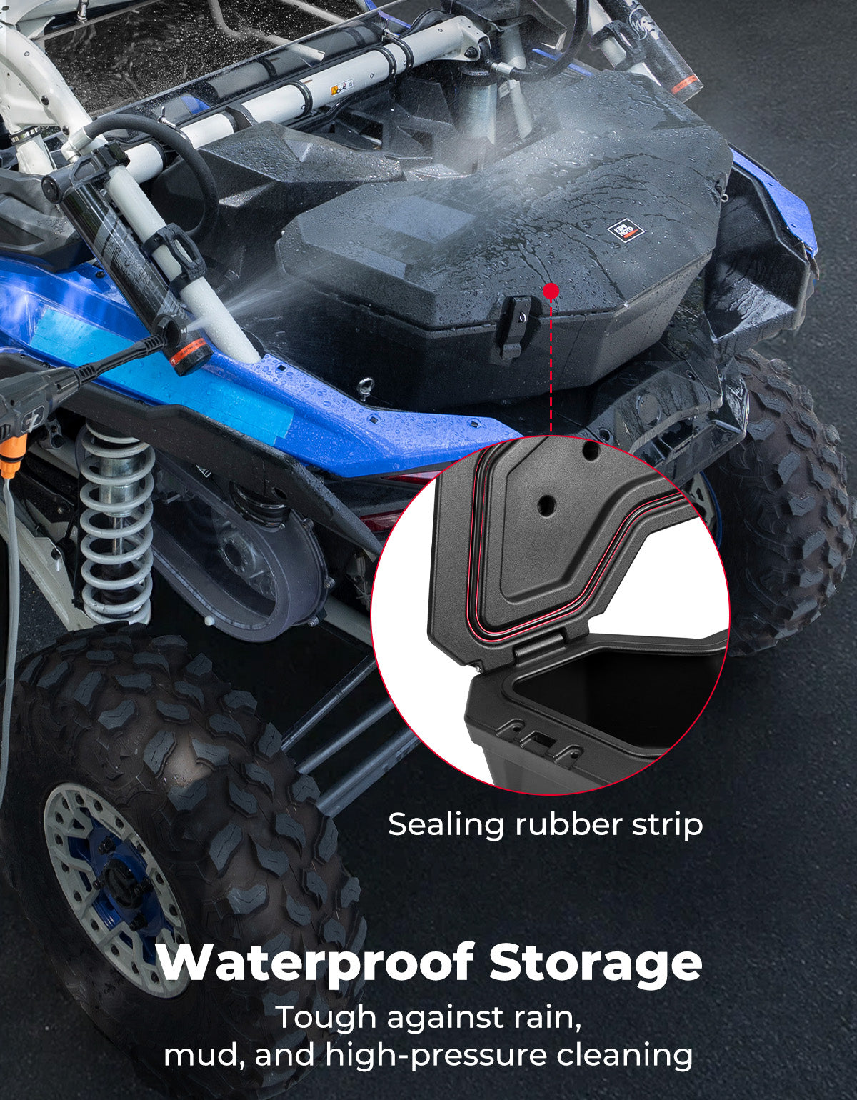 Kemimoto X3 baule posteriore 30L impermeabile 120kg