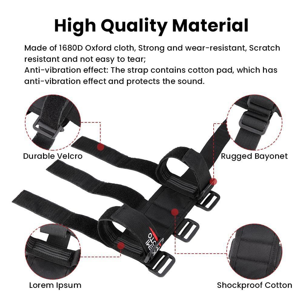 Kemimoto supporto altoparlante roll-bar 38-57 mm