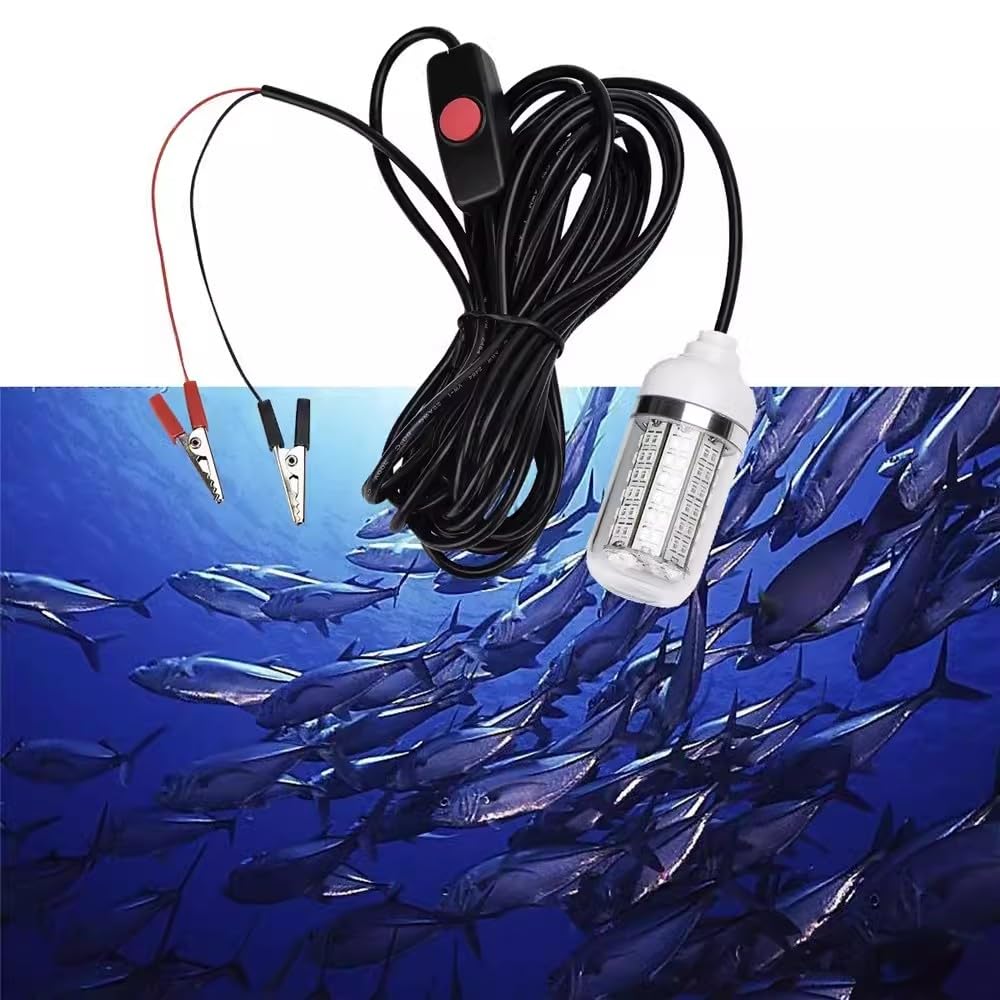 Kuuleyn Lampada Pesca Subacquea LED Verde 5 m Barca