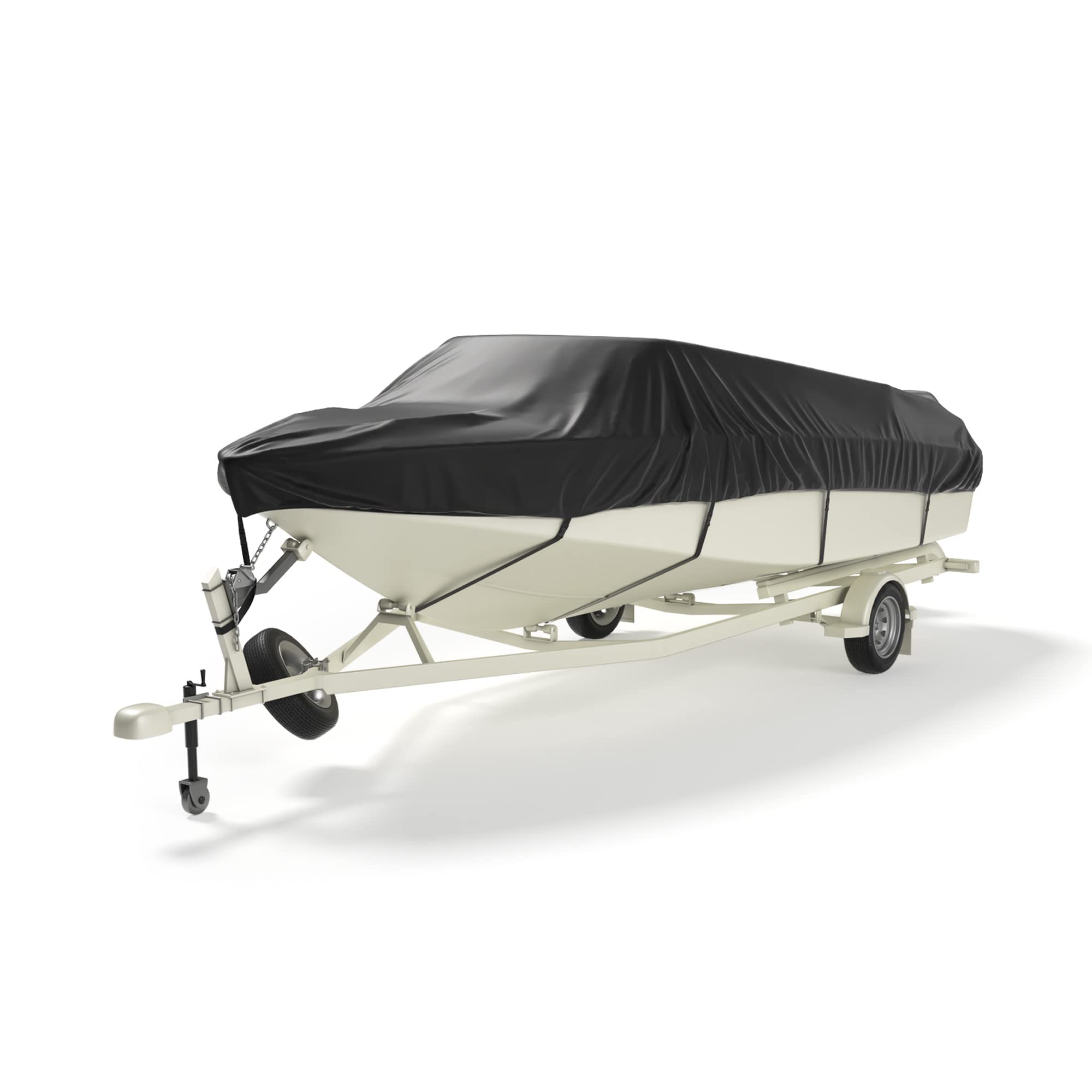 Kemimoto Telo barca V-Hull 600D 17-19ft nero impermeabile