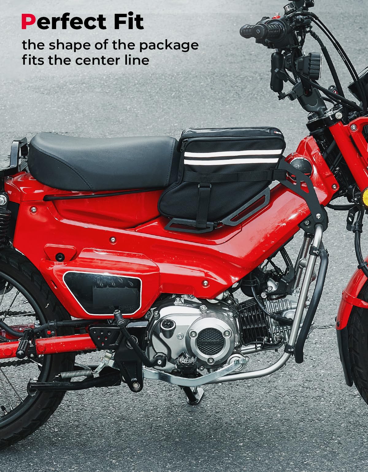 KEMIMOTO CT125 Trail 125 borsa centrale impermeabile