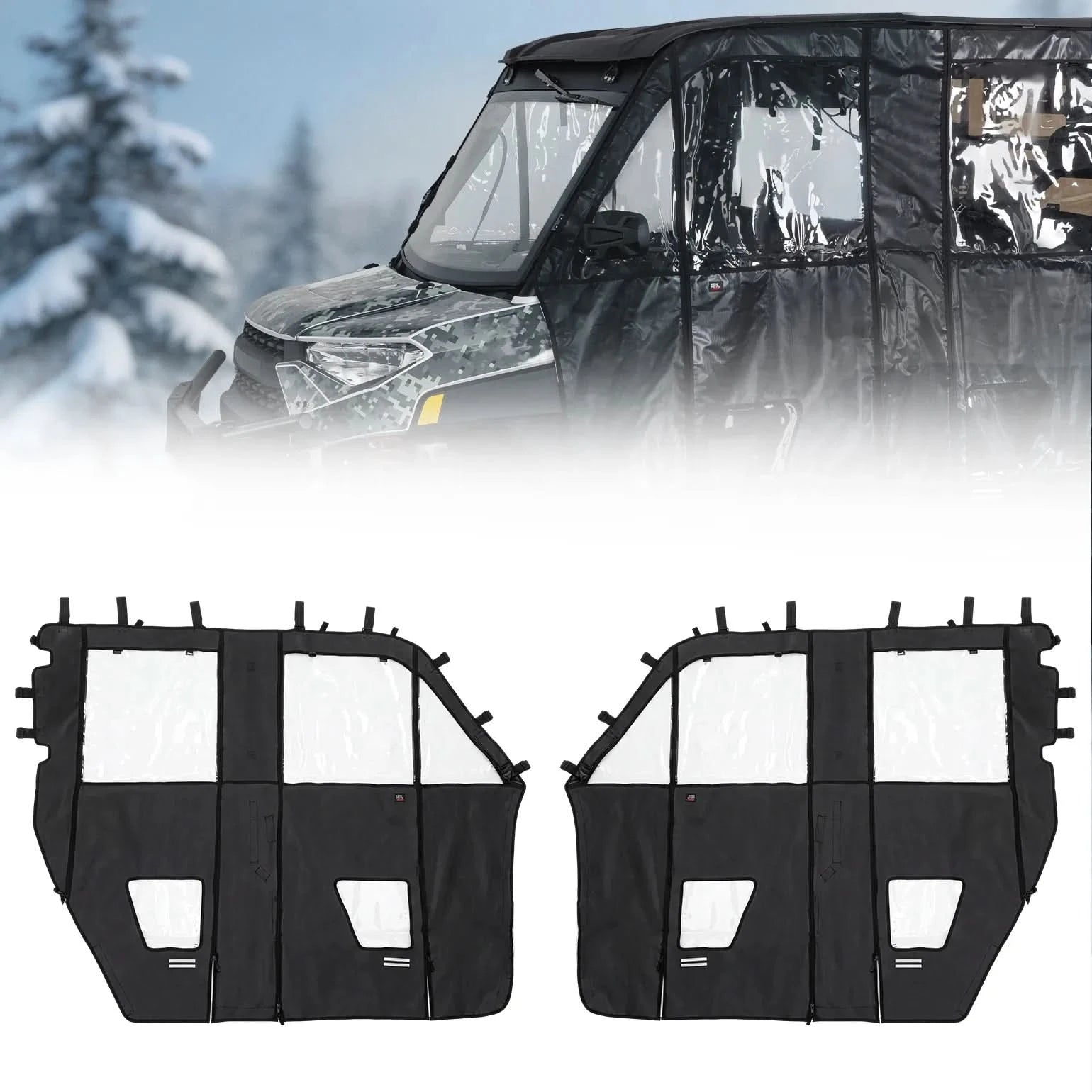 Kemimoto Ranger Crew XP 1000 porte superiori morbide antivento