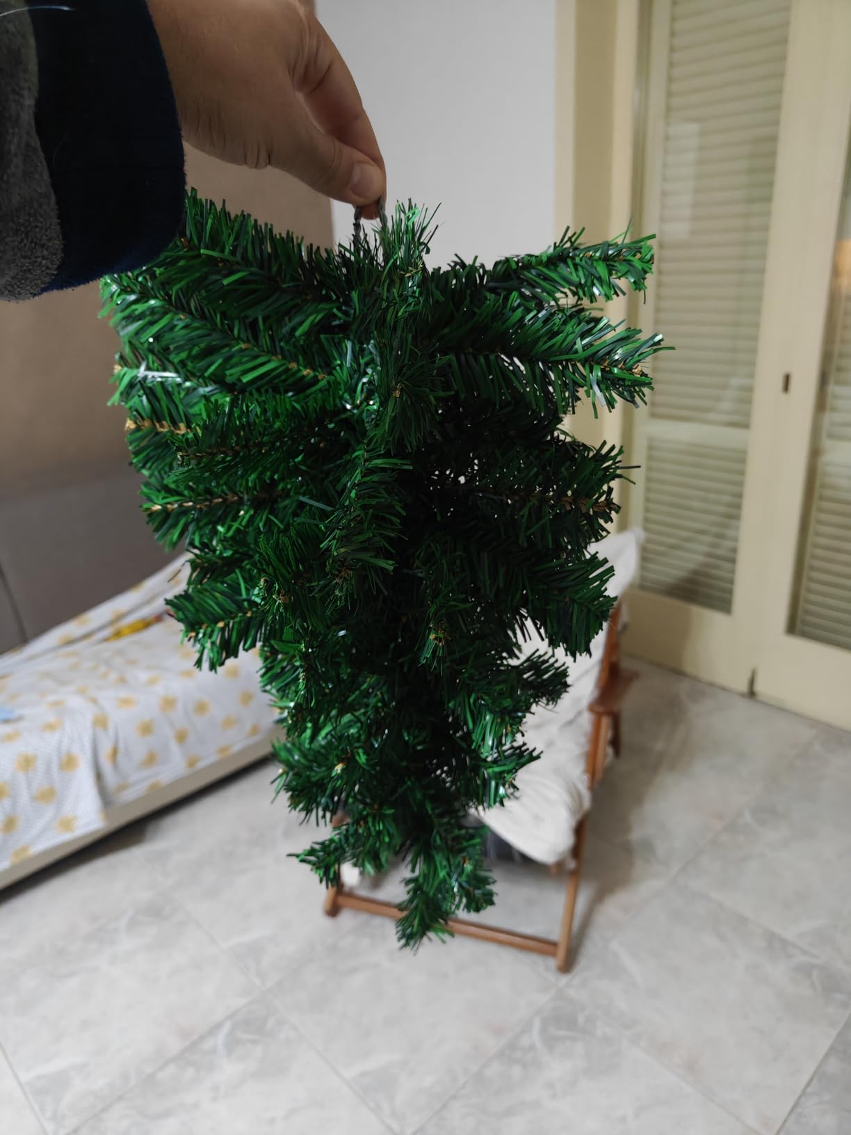 Hapivida Swag Natalizio 45 cm Verde 2 Pezzi PVC
