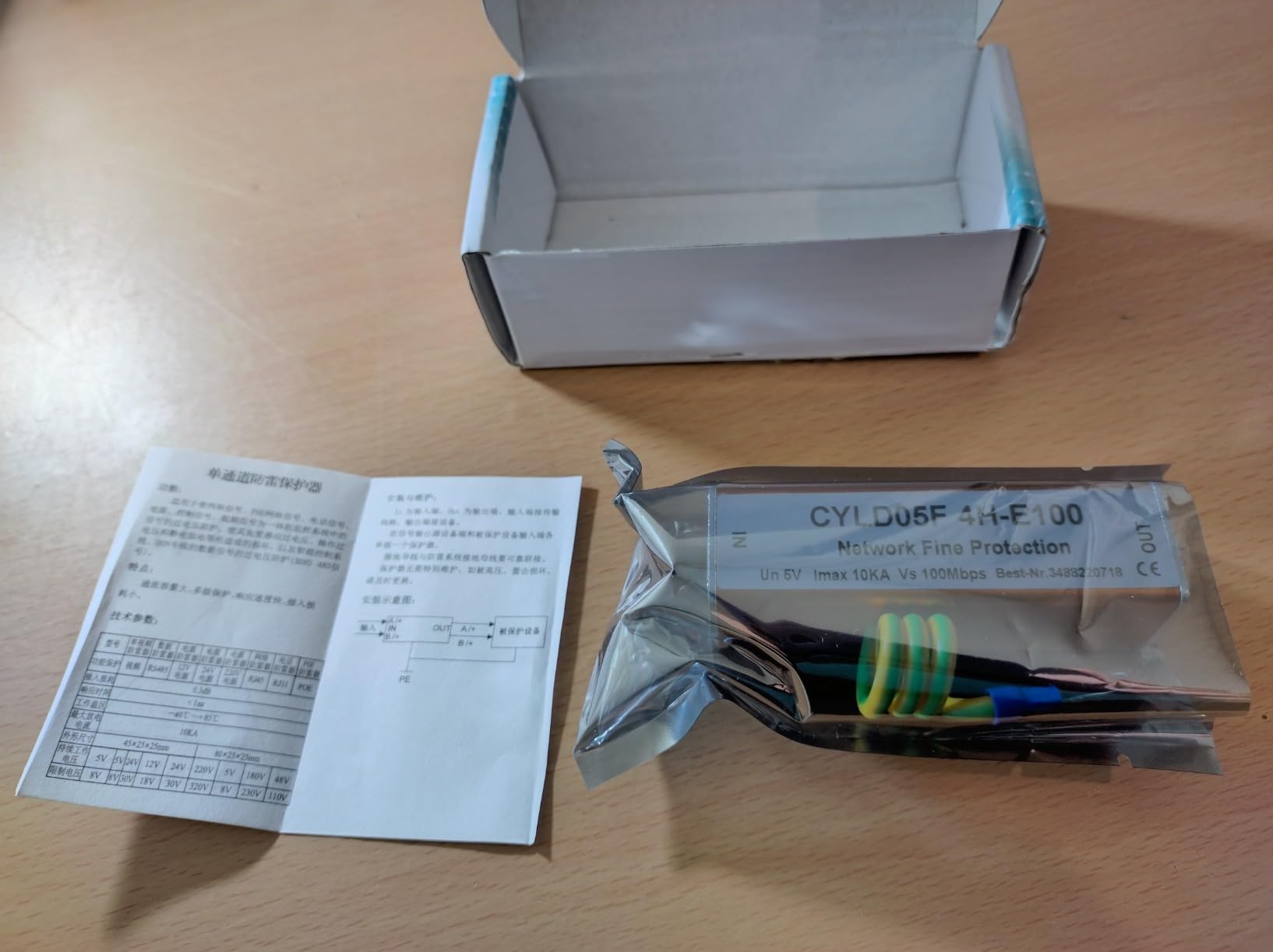 AOWINHIT 5V Protezione Sovratensione RJ45 RJ11 Ethernet