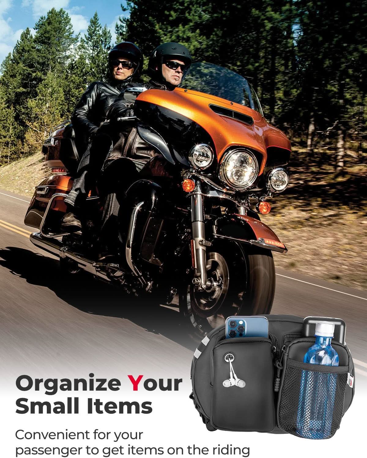 KEMIMOTO Touring borsa schienale moto impermeabile