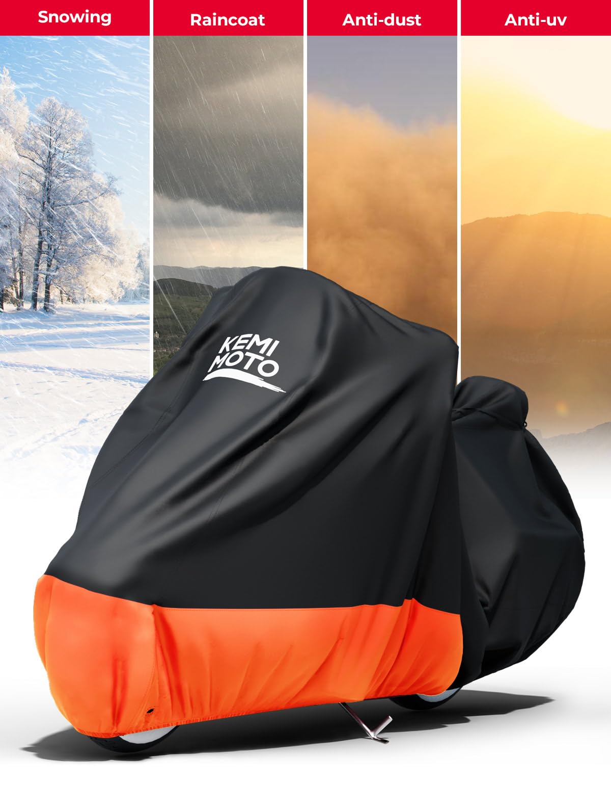 KEMIMOTO Touring telo coprimoto Oxford impermeabile