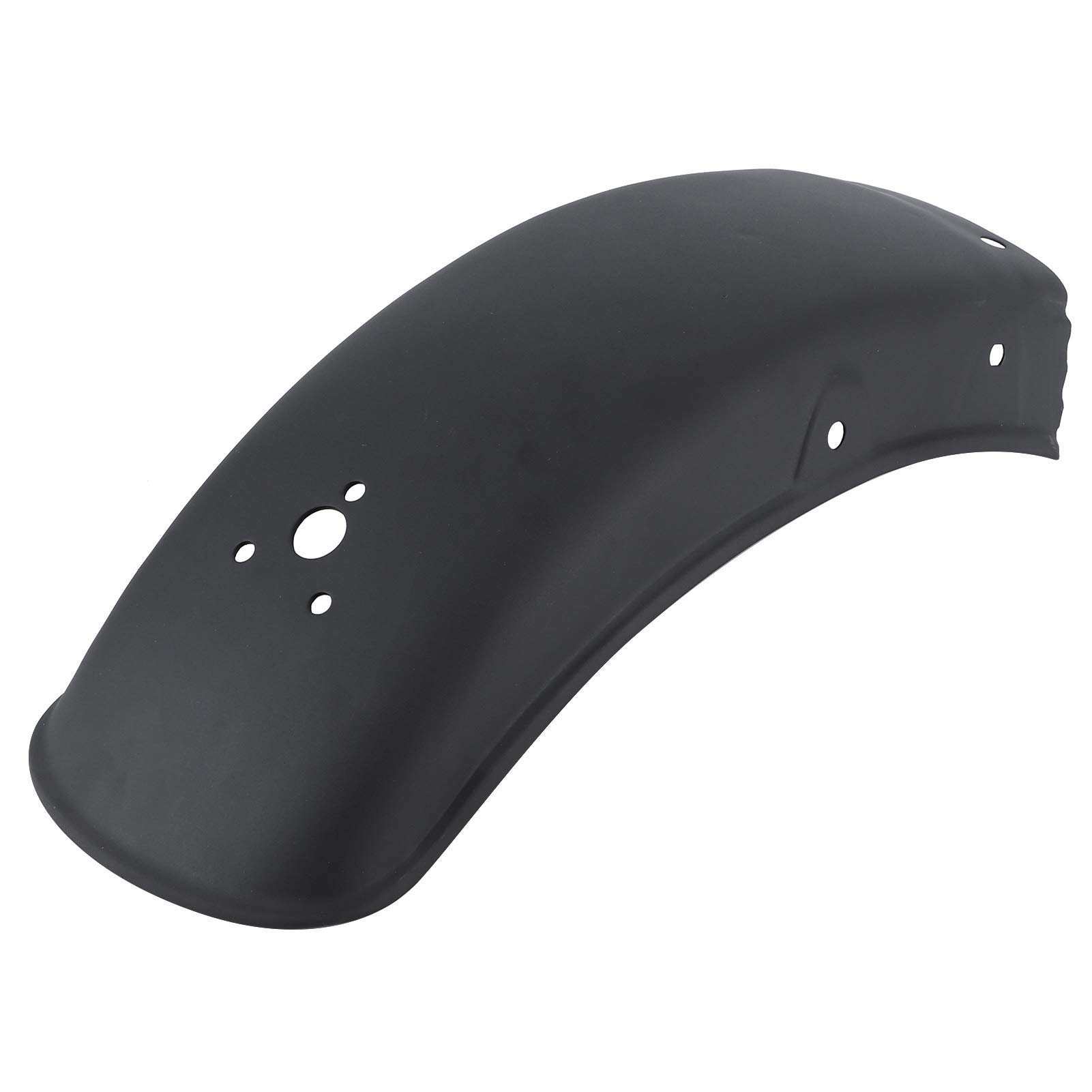 Hapivida parafango posteriore moto acciaio inox nero 1 pz
