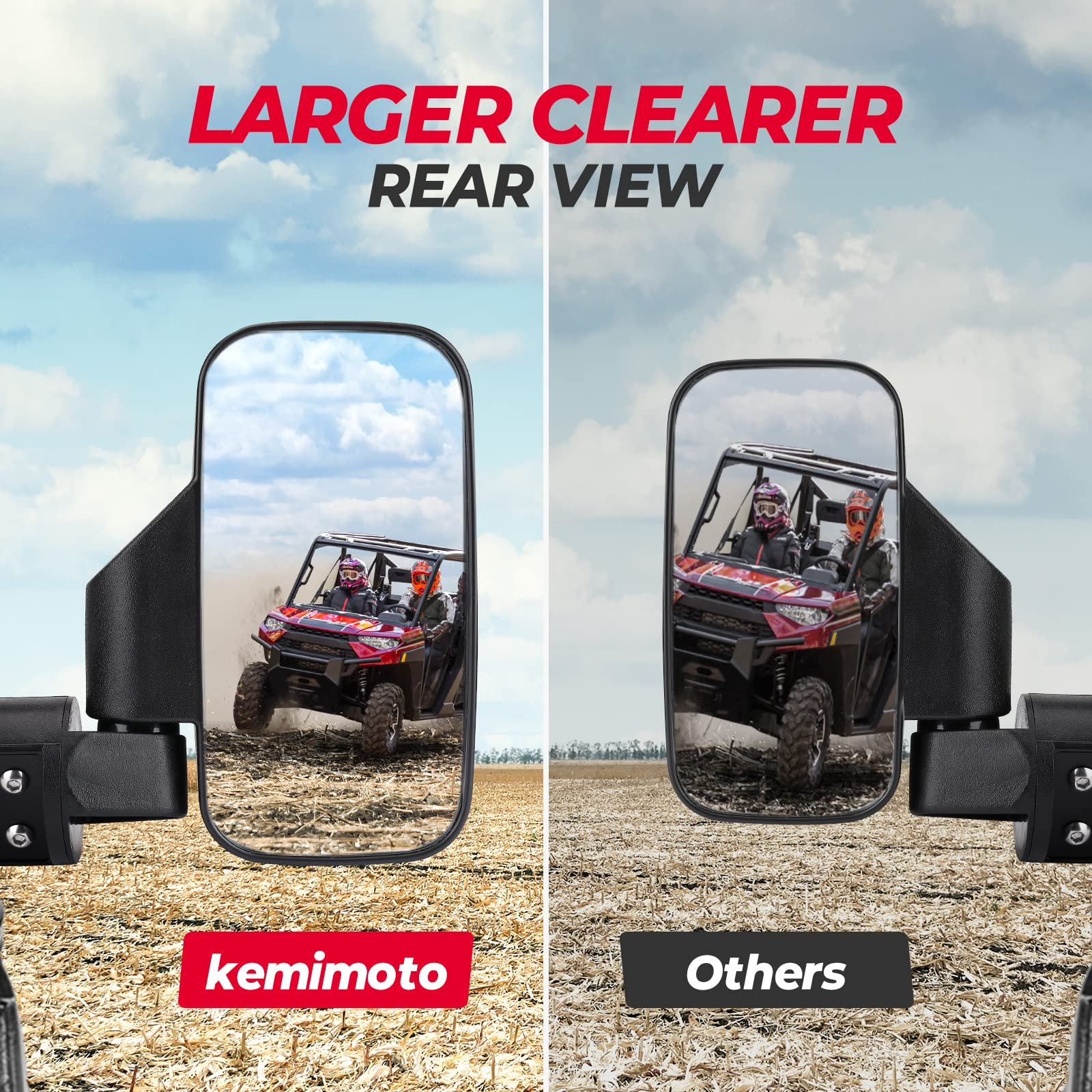 Kemimoto Specchietto Laterale UTV Ranger Defender Universale