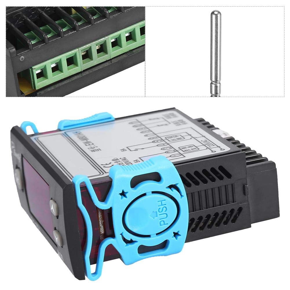 Kuuleyn Termostato AC 220V 5A Display per Scaldacqua Solare