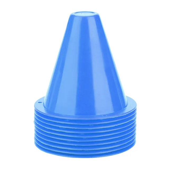 Kuuleyn Coni Allenamento Calcio Blu 10 Pezzi PE Stabili
