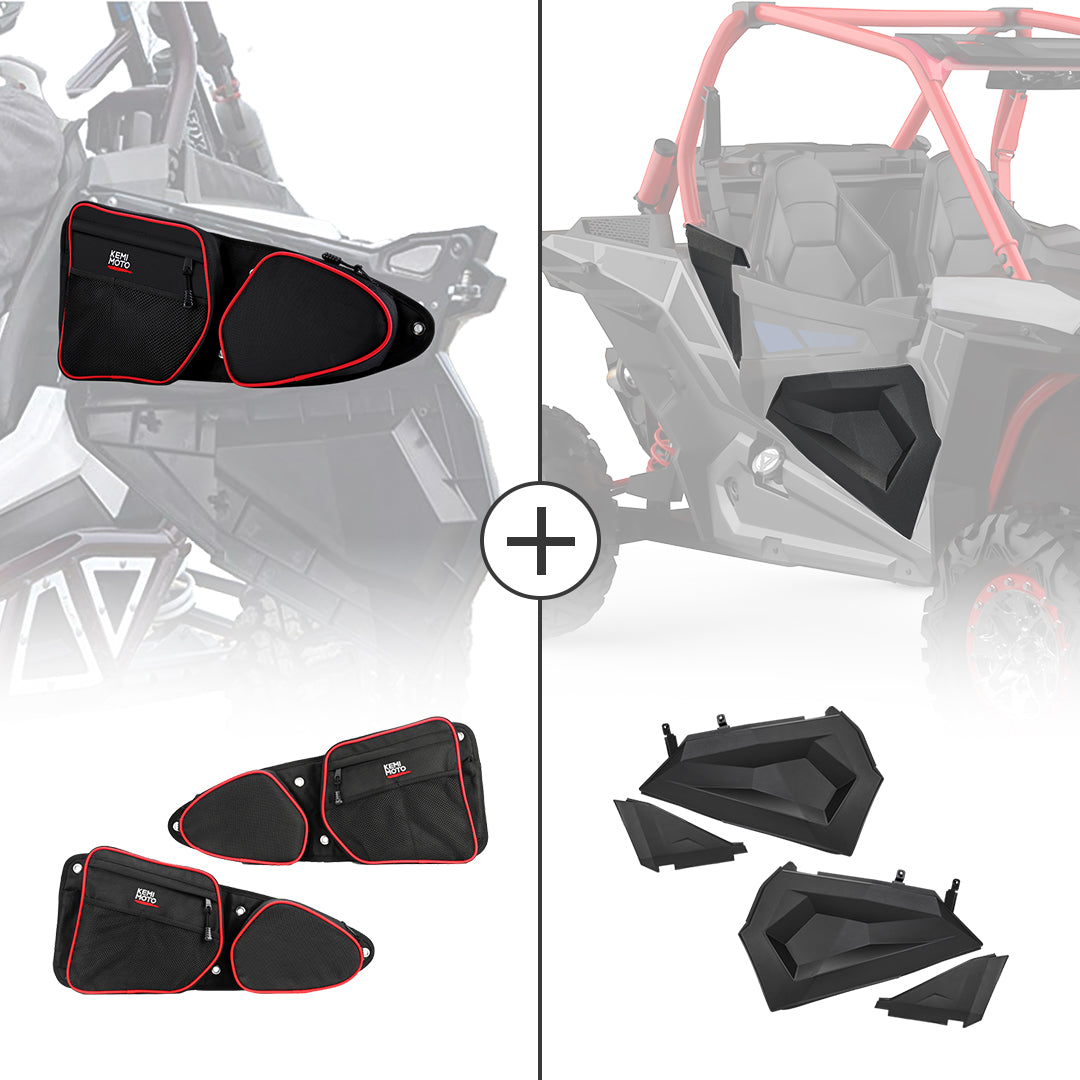 Kemimoto kit borse + pannelli porta RZR 1000/900 impermeabile