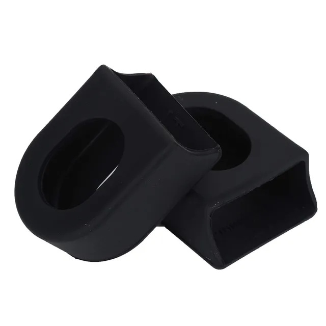 Kuuleyn copri pedivella bici 2 pezzi nero in silicone