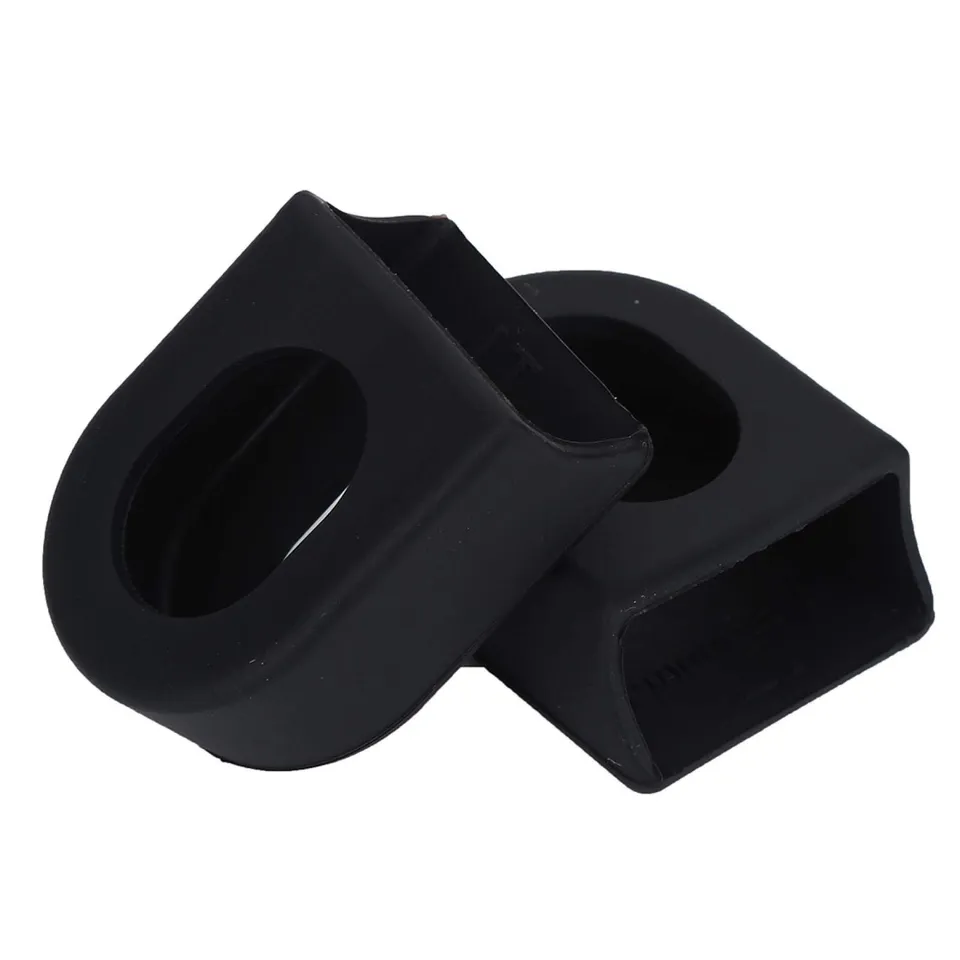 Kuuleyn copri pedivella bici 2 pezzi nero in silicone