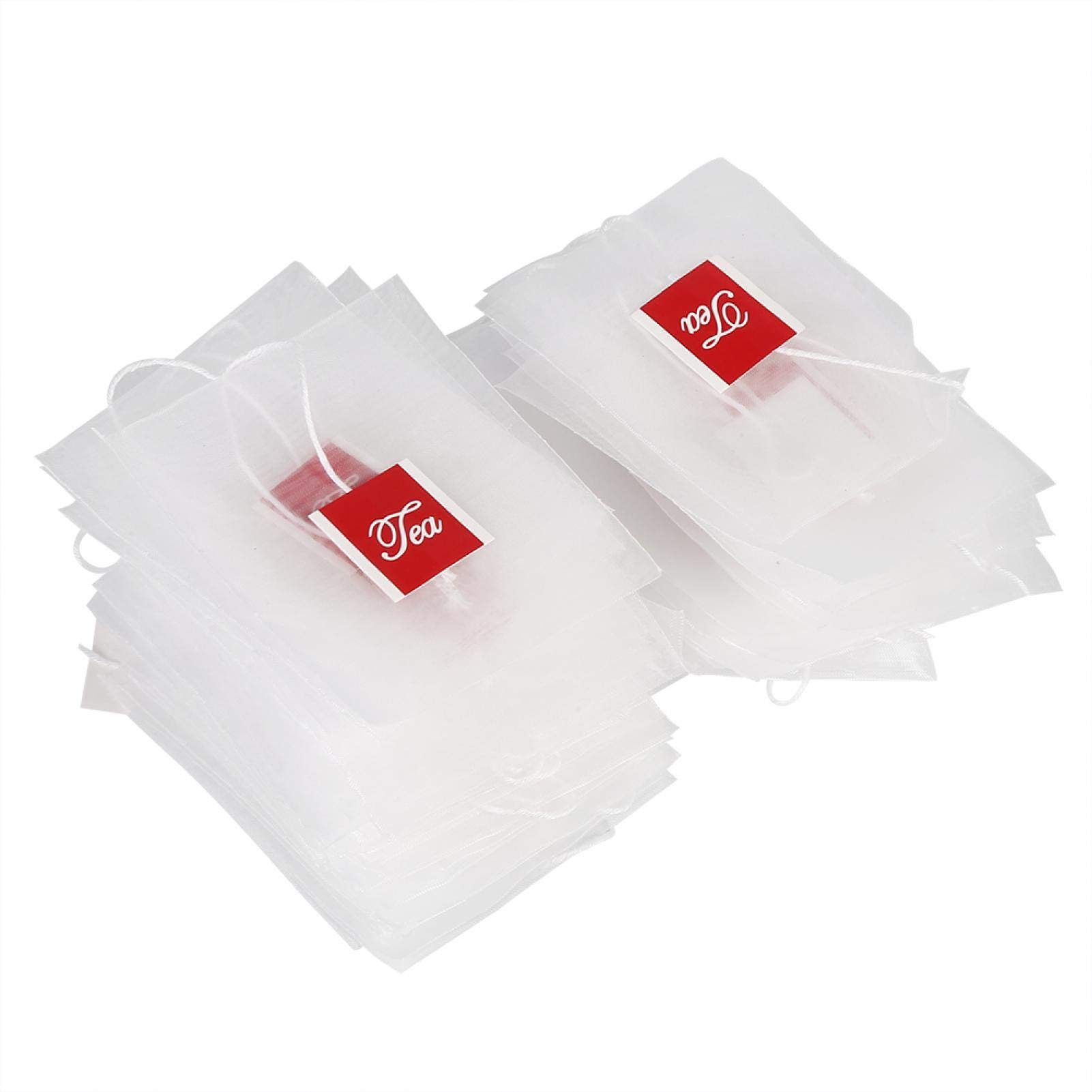 Kuuleyn sacchetti filtro tè nylon 100 pezzi 7x6 cm