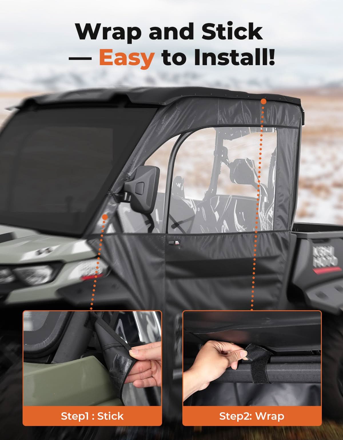 KEMIMOTO Defender HD porte morbide complete con specchi