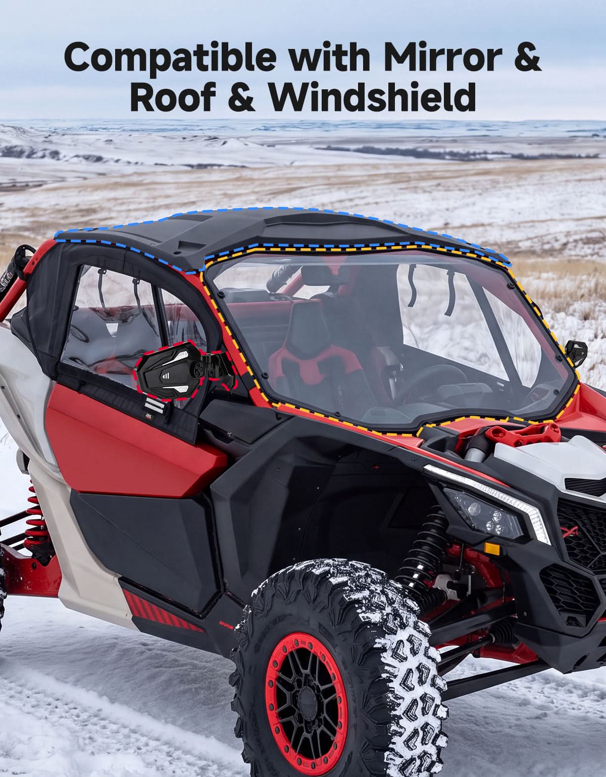 Kemimoto chiusura cabina Can-Am Maverick X3 2017-2026 1680D