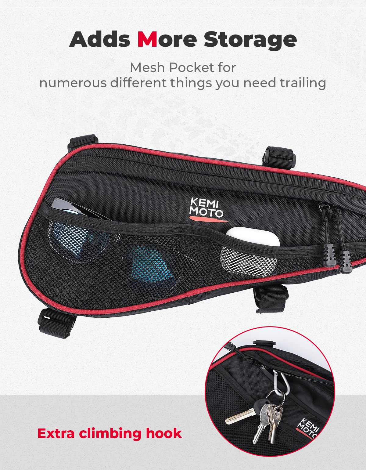 KEMIMOTO RZR borsa portiera posteriore Polaris XP 4 1000