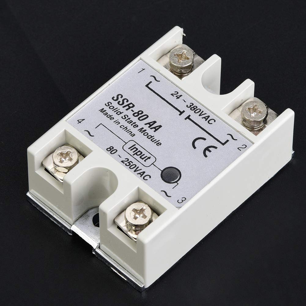Kuuleyn SSR-80AA Relè Stato Solido Monofase 80A 80-250V