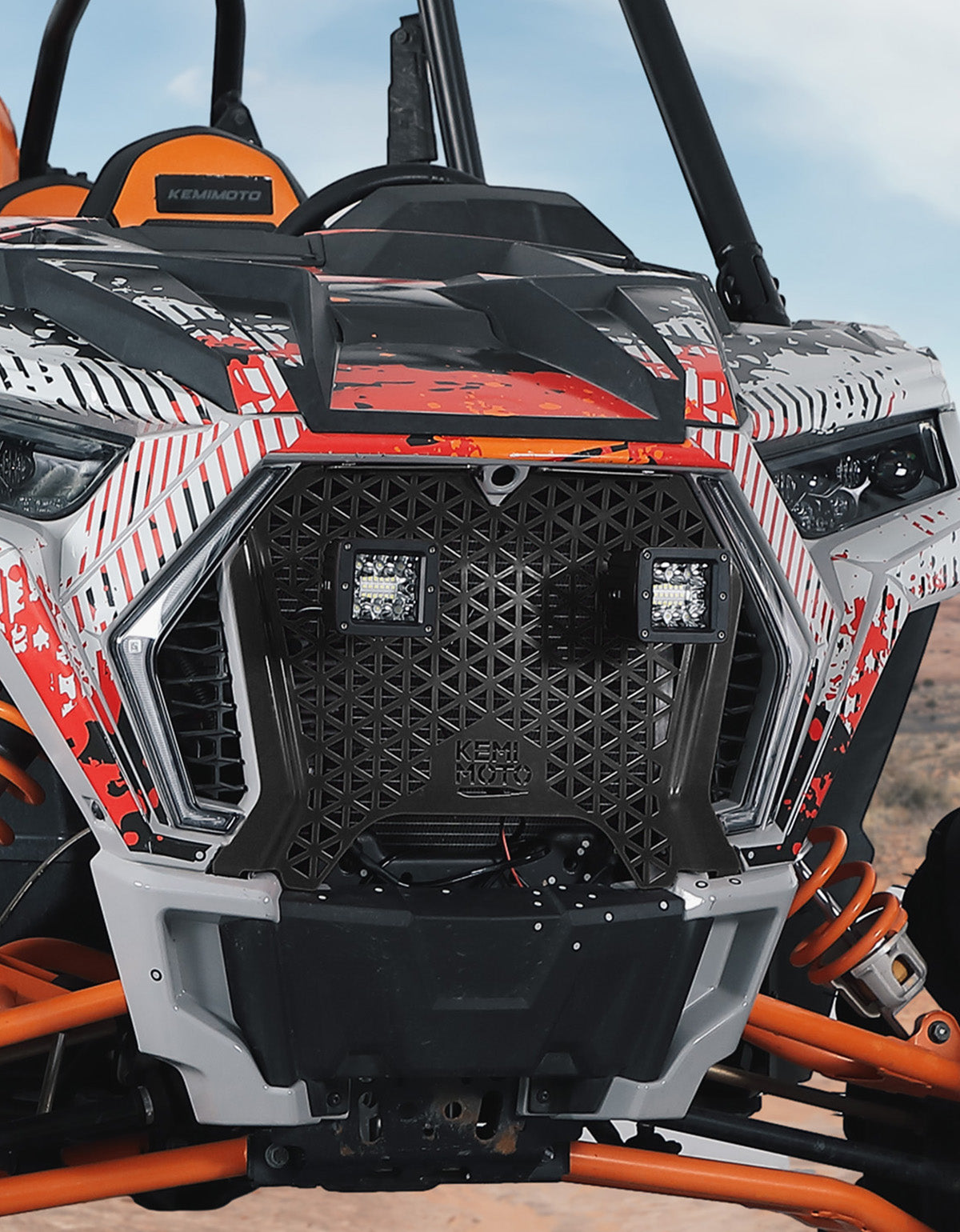 KEMIMOTO Griglia Anteriore RZR XP 1000 LED Nera