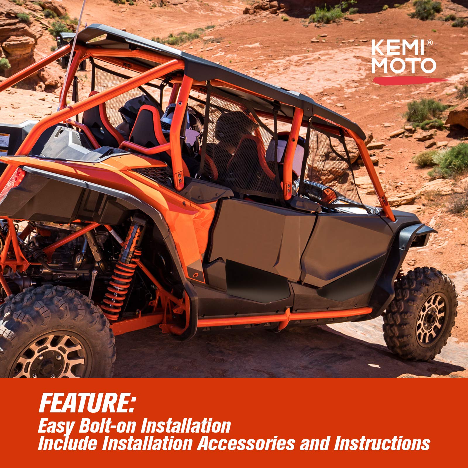 KEMIMOTO B0102-01101BK Pannello Porta UTV Honda Talon Basso