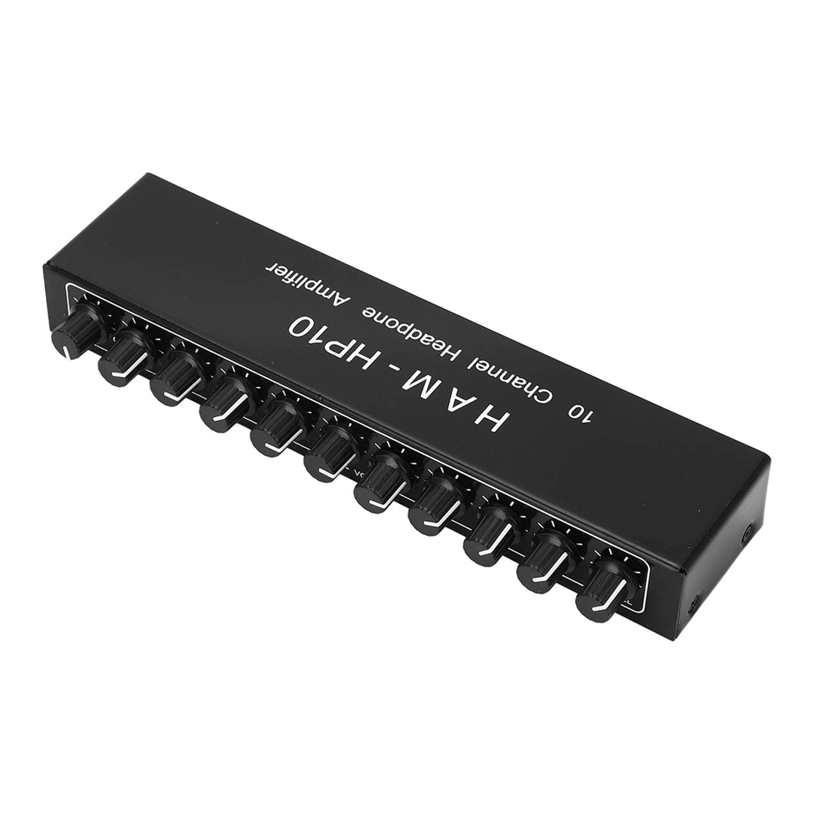AOWINHIT Amplificatore Cuffie 10 Canali 3,5 mm lega alluminio