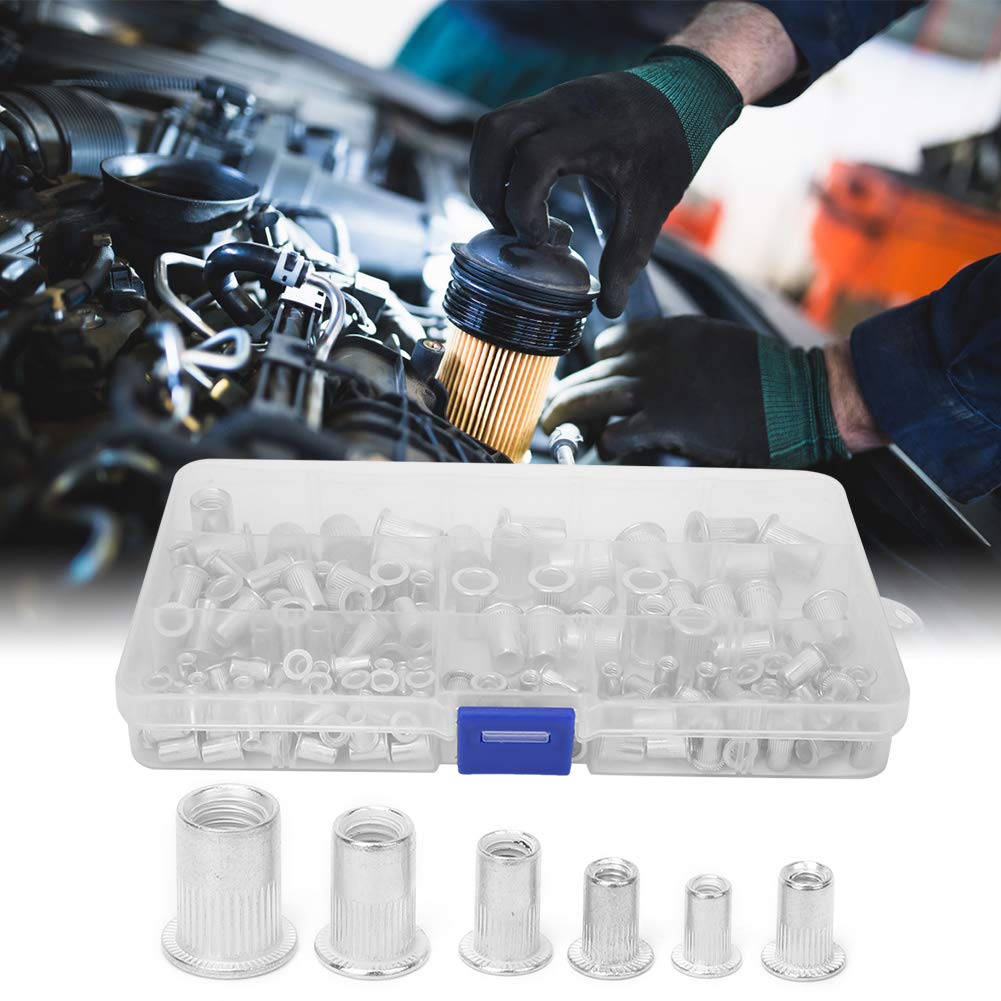Kuuleyn Inserti M3-M10 Dadi Rivetto 150 Pezzi Alluminio