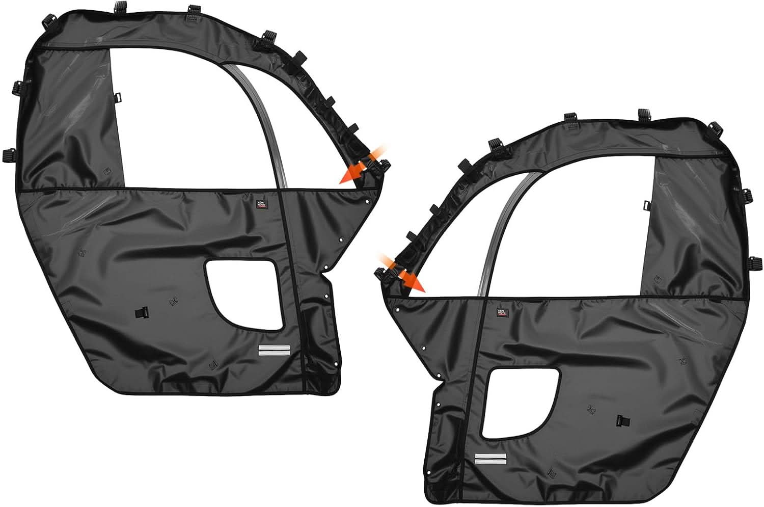 KEMIMOTO ZForce 500/800EX/1000 porte superiori UTV con zip YKK