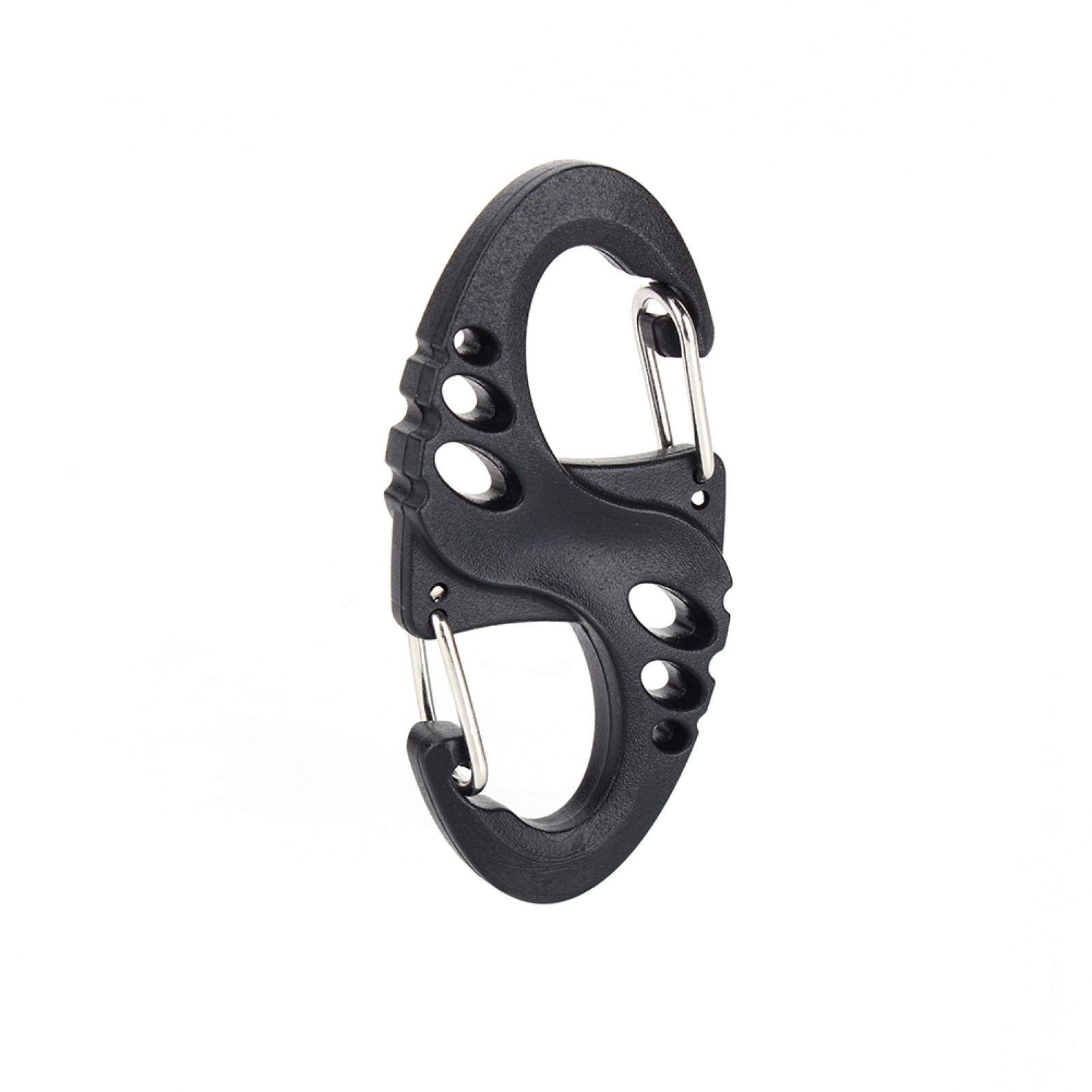 Kuuleyn Moschettone Tipo S Portachiavi Nero 49 mm