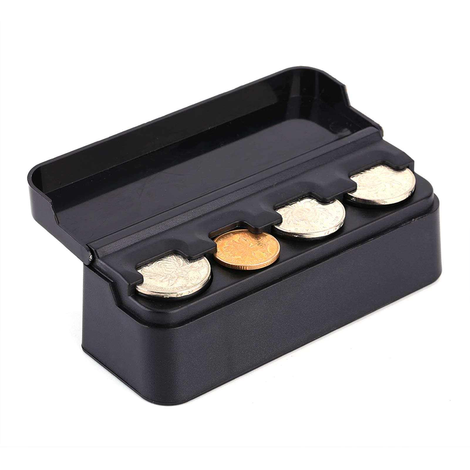 AOWINHIT Portamonete Auto organizer nero a molla