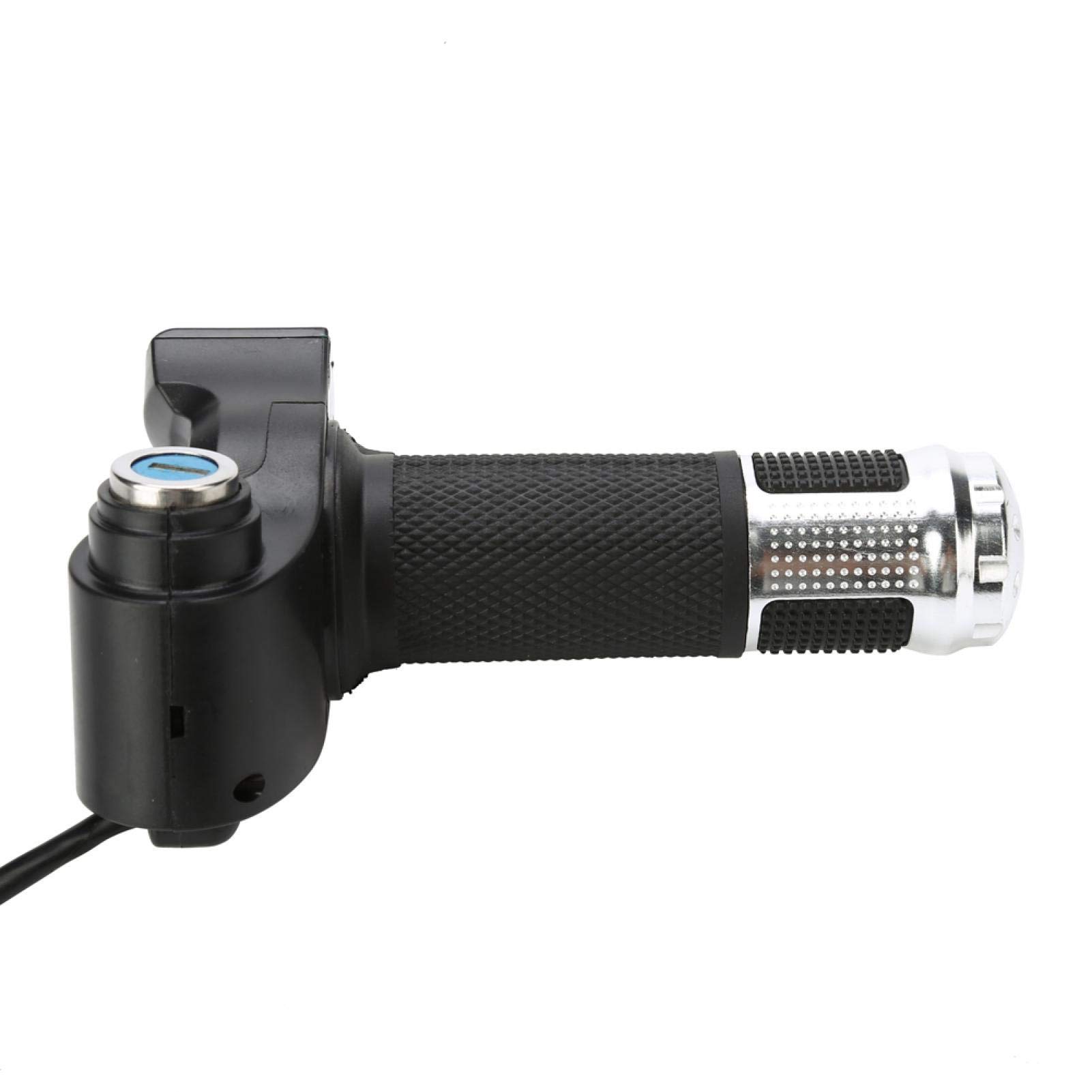 Kuuleyn Manopola Acceleratore Bici Elettrica Argento LED