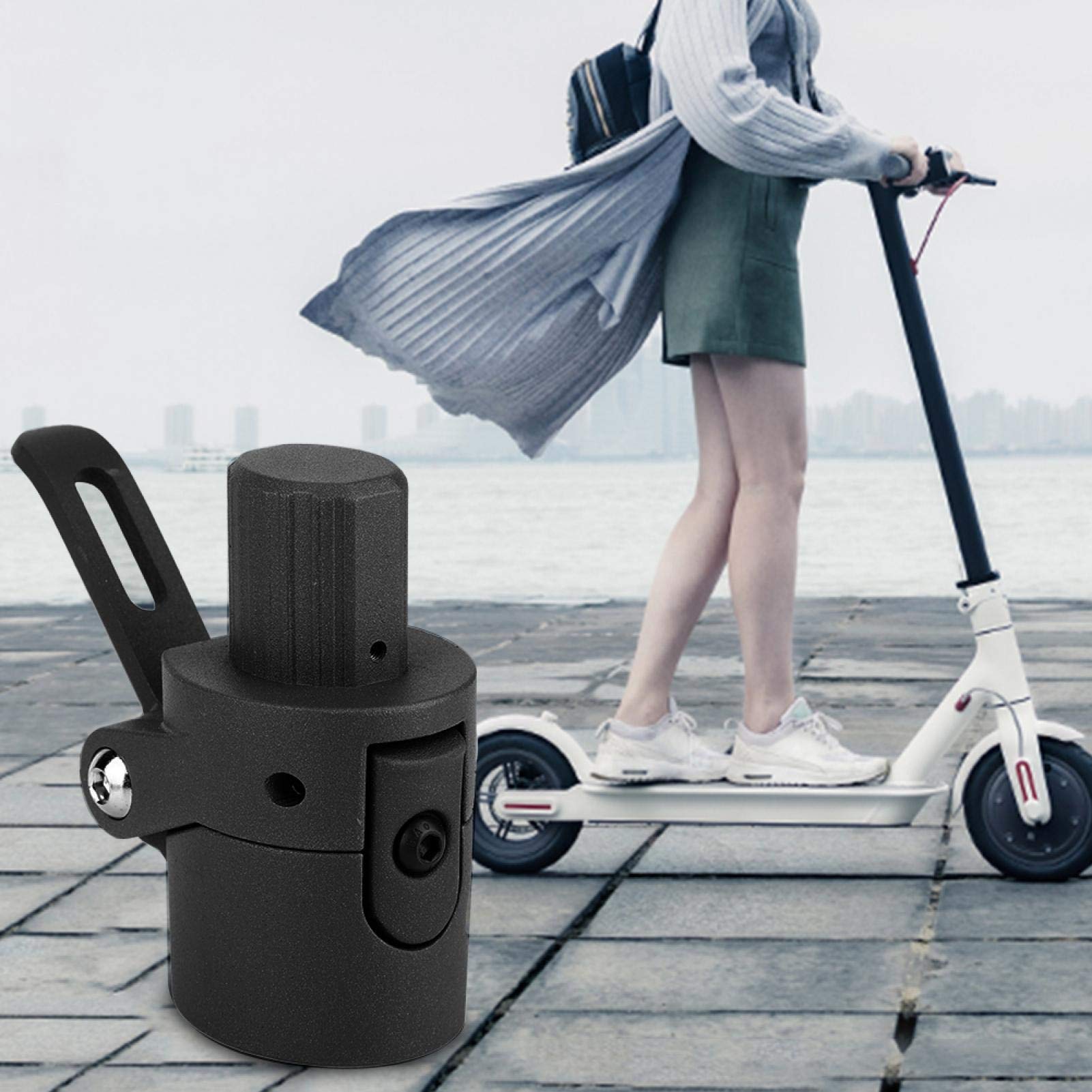 Kuuleyn Base Palo Pieghevole Scooter Xiaomi M365 Nero Alluminio