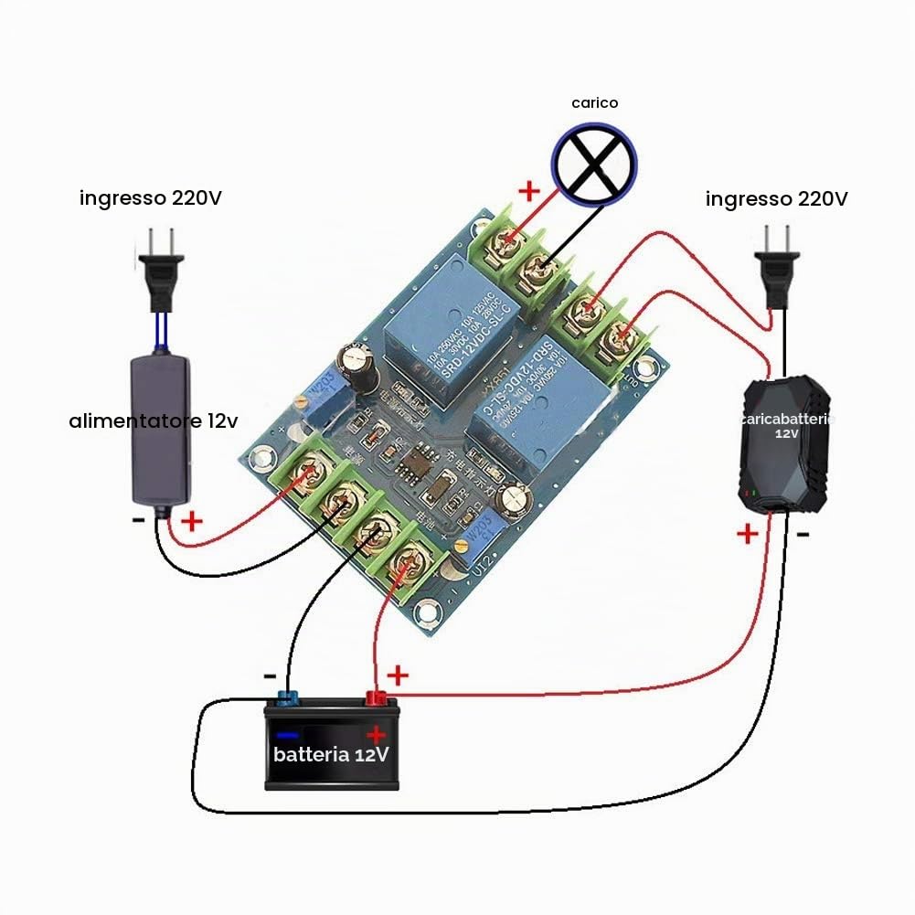 Kuuleyn Modulo Commutazione Automatica 12V 10A DC