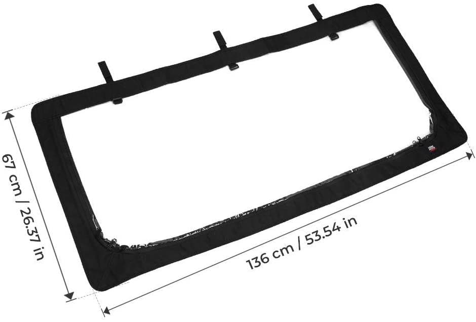 KEMIMOTO Parabrezza Anteriore Morbido Mule Ranger PVC