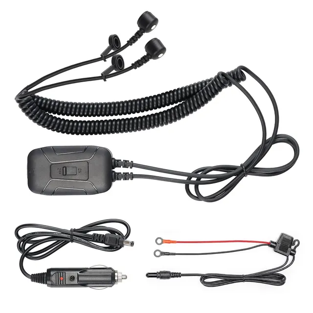 KEMIMOTO cavo ricarica 12V magnetico per guanti riscaldati