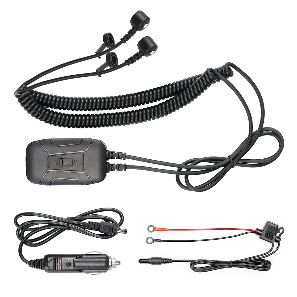 Kemimoto guanti riscaldati cavo magnetico 12V moto