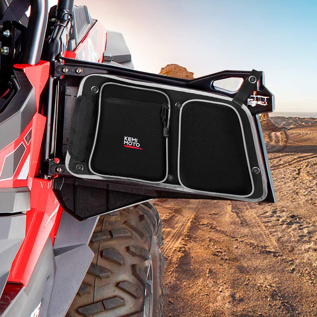 KEMIMOTO RZR XP 4 1000 borse portiera posteriore ginocchiera