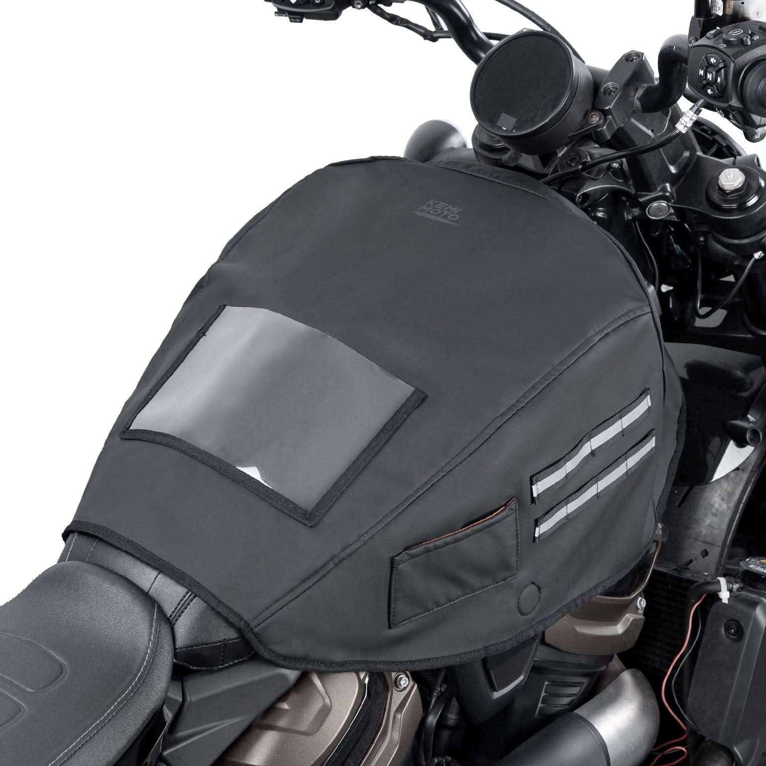 Kemimoto Touring Softail cover serbatoio moto in garage