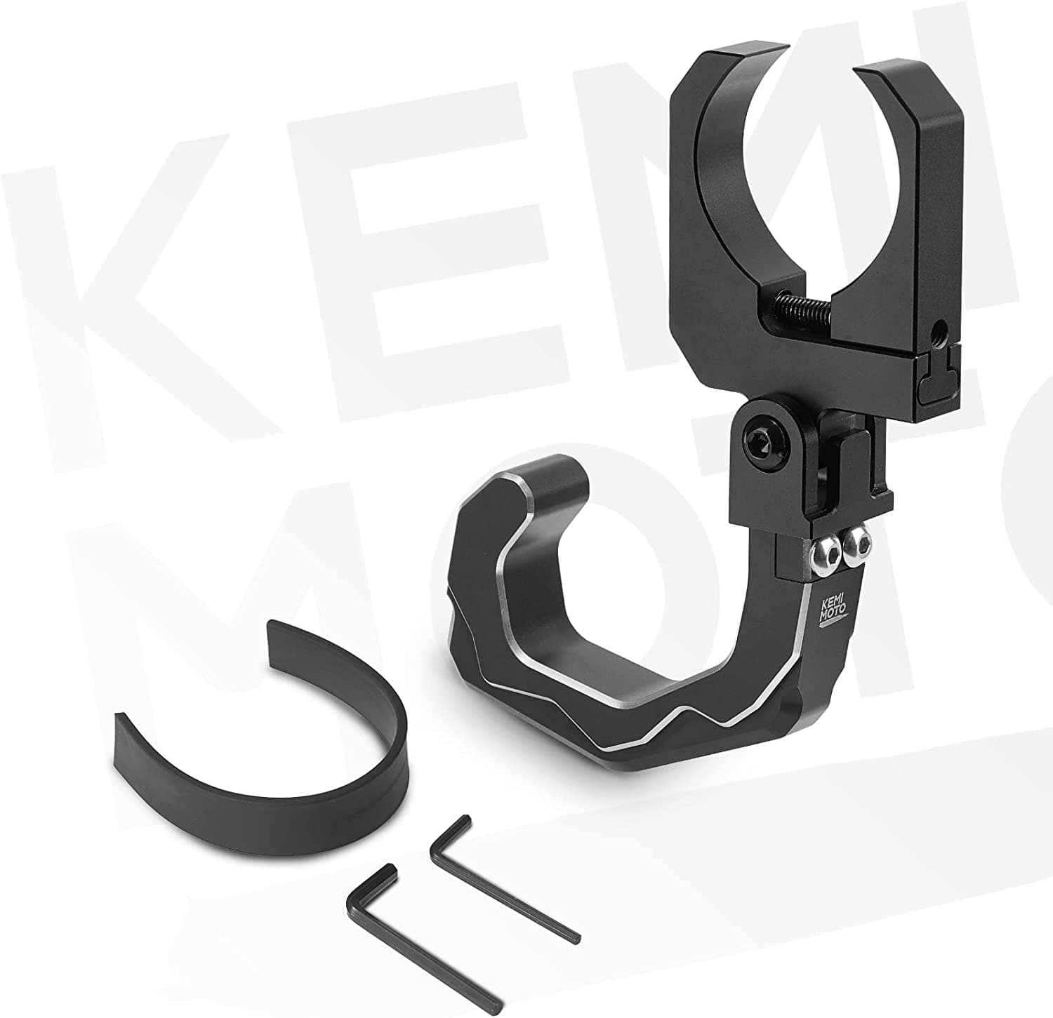KEMIMOTO B1201-04101BK gancio casco roll bar 1.6-2" alluminio