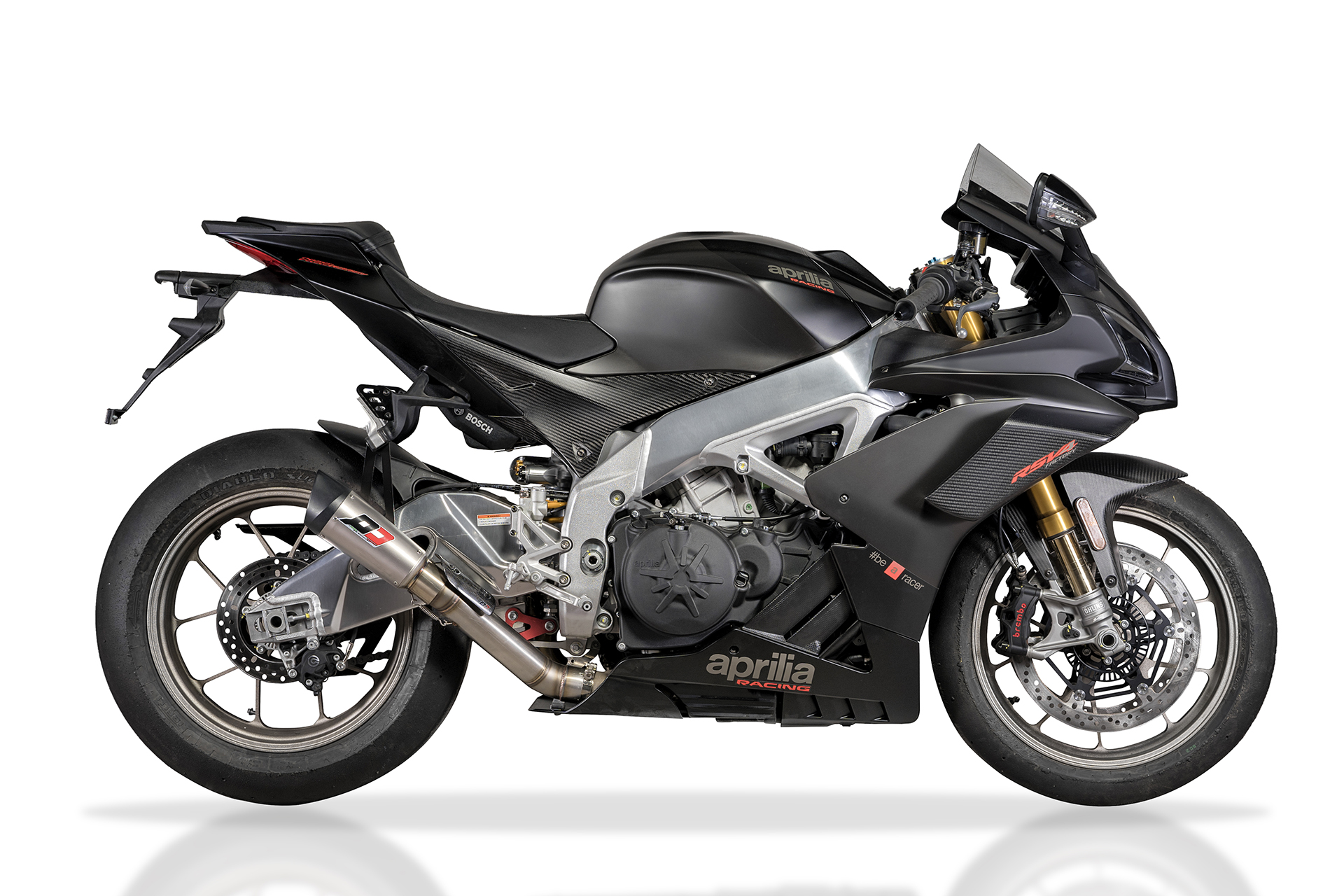 QD Exhaust Gunshot 60 Slip-On Titanio Racing 60mm