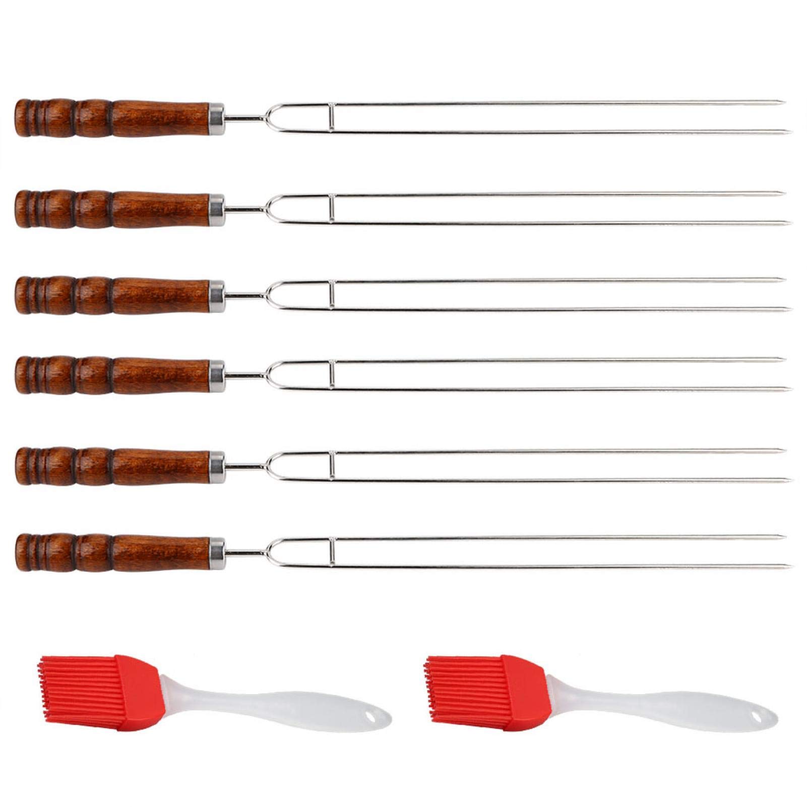 Kuuleyn Forchette Barbecue 6pz + Pennelli Silicone 2pz
