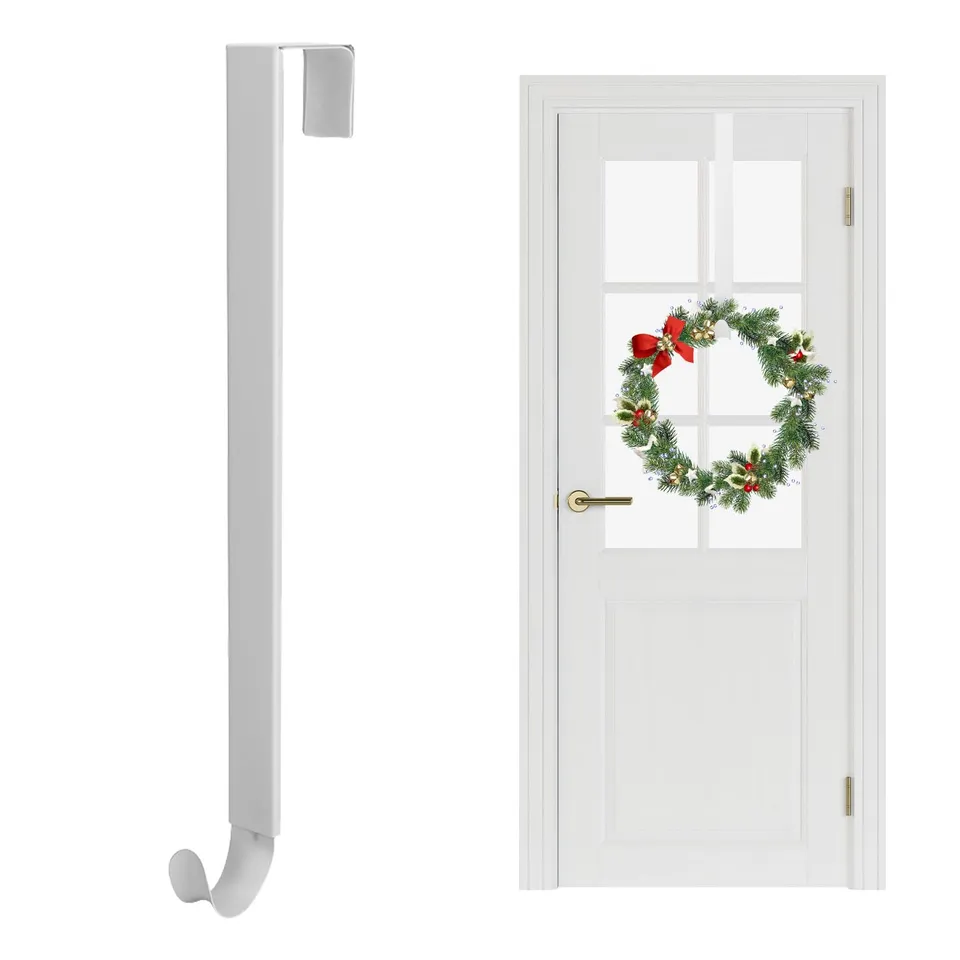 Hapivida Gancio Porta per Ghirlanda Bianco 38-61 cm