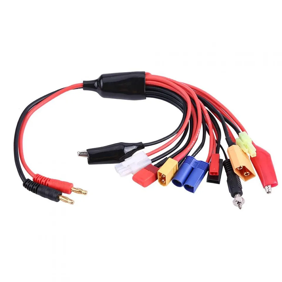 Kuuleyn Cavo Adattatore Ricarica 11 in 1 RC Lipo Banana 4 mm