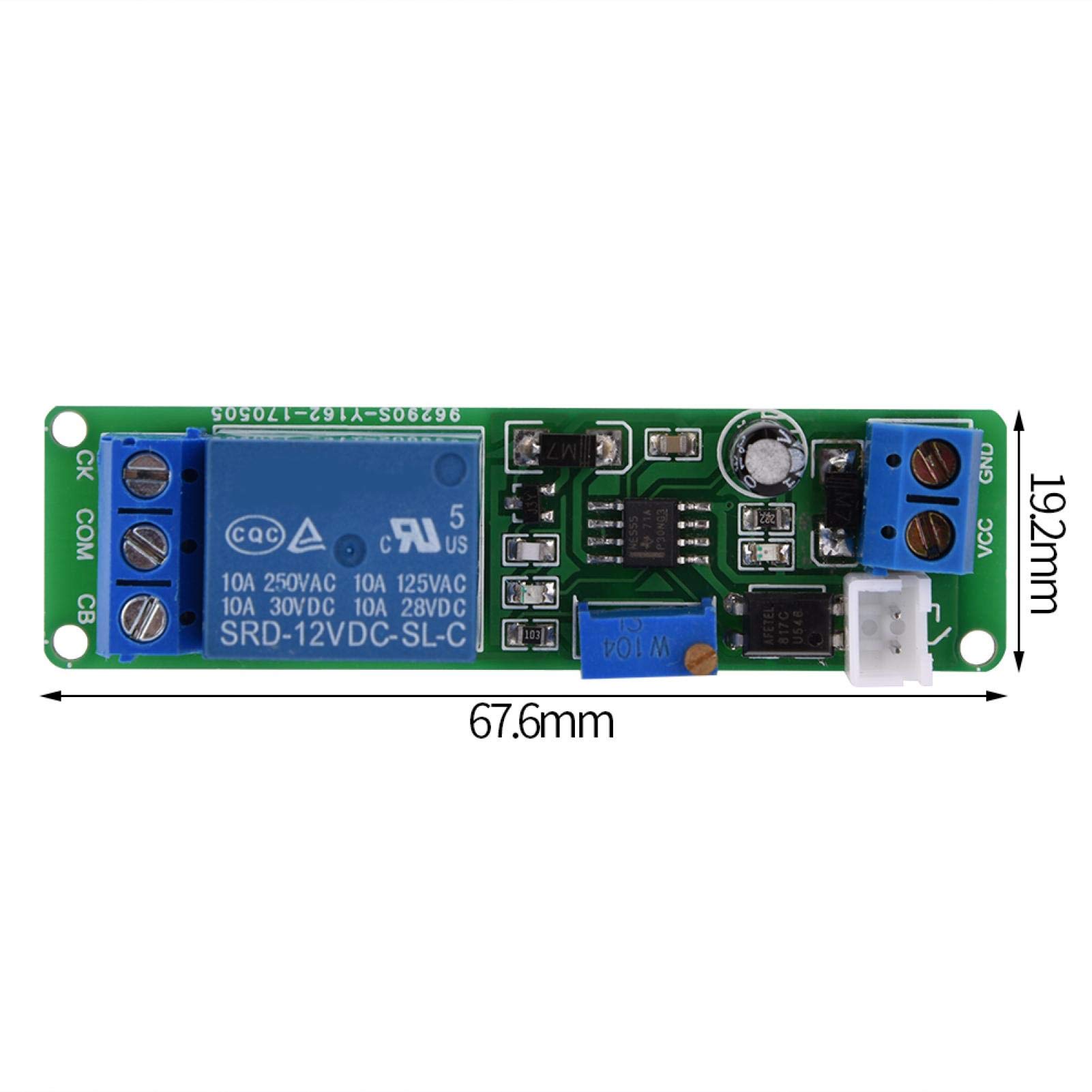 Kuuleyn modulo relè temporizzato DC12V 1-10s