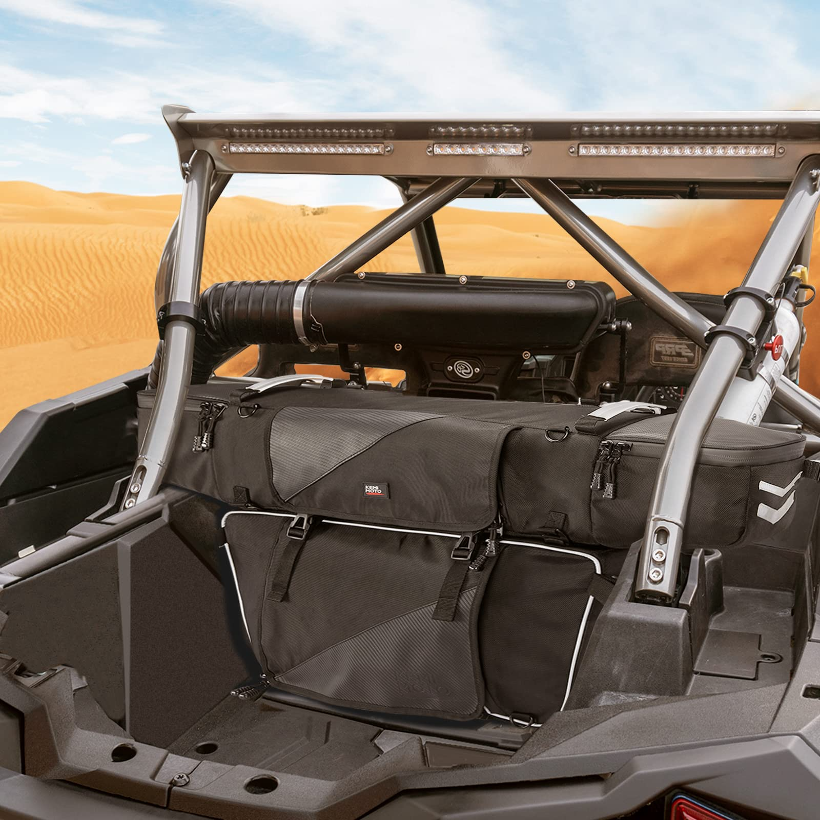 KEMIMOTO Borsa Posteriore 51L per Polaris RZR XP 1000 Impermeabile