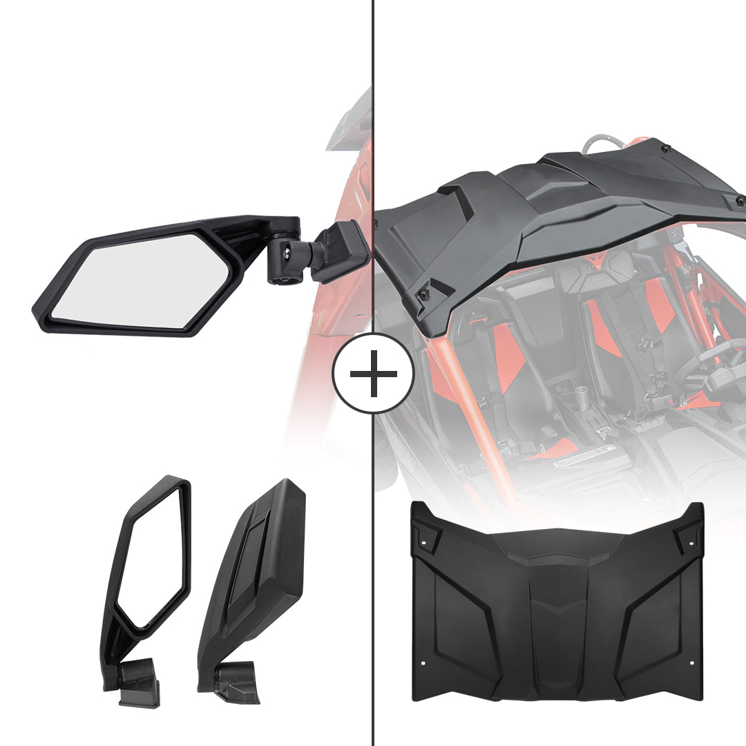 Kemimoto Specchietti + Tetto Rigido per Can-Am Maverick X3